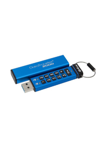 Флеш память USB DataTraveler 2000 64GB USB 3.1 (DT2000/64GB) Kingston флеш память usb kingston datatraveler 2000 64gb usb 3.1 (dt2000/64gb) (135165495)