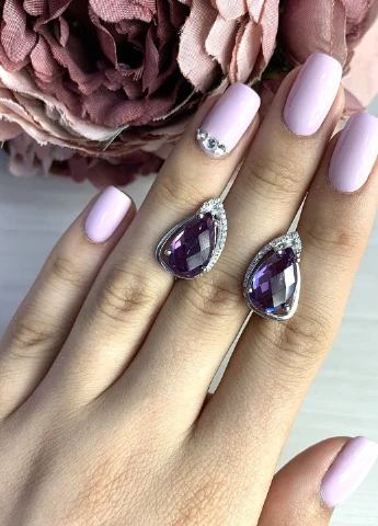 Сережки Silver Flame (152532955)