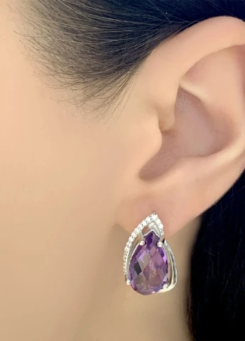 Сережки Silver Flame (152532955)