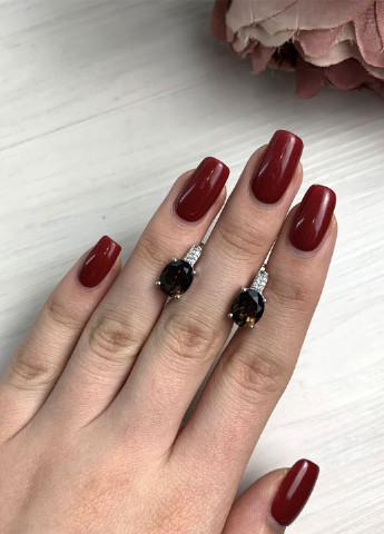 Серьги Silver Flame (164346952)