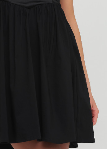 Чорна кежуал сукня кльош Zara однотонна