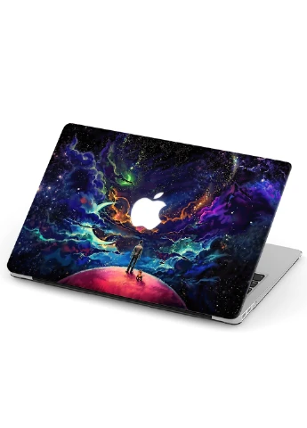 Чохол пластиковий для Apple MacBook Pro Retina 13 A1502 / А1425 Чоловік і пес у Всесвіті (6352-2553) MobiPrint (218858191)