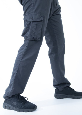 Штани чоловічі сірі прямі з кишенями JEANSclub прямая (252788742)