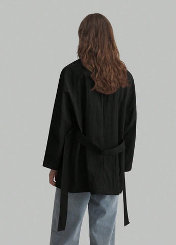 Чорна демісезонна куртка SHEIN