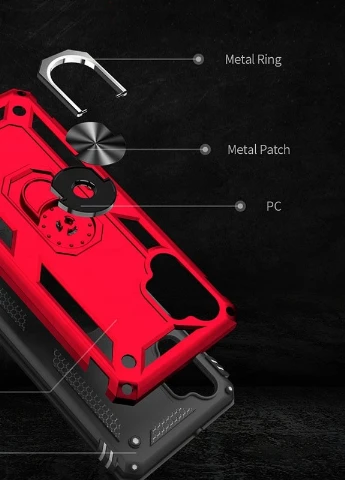 Ударостійкий чохол Serge Ring for Magnet для Samsung Galaxy A72 4G / A72 5G Червоний (is_00000043179_2) Epik (238479678)