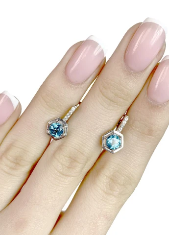 Сережки Silver Flame (152533448)