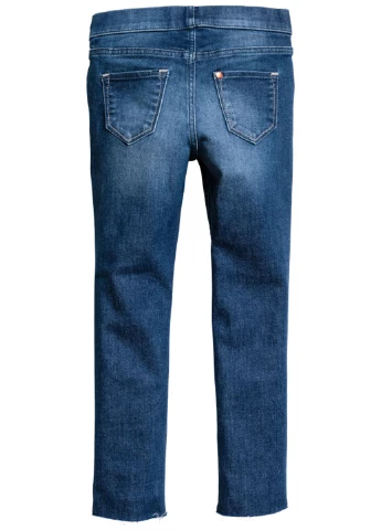 Синие демисезонные джеггинсы H&M