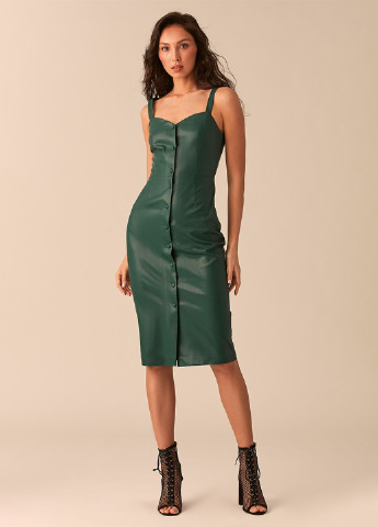Зеленое кэжуал платье платье-майка LOVE REPUBLIC