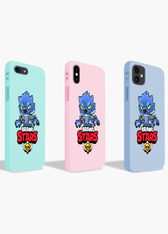 Чохол силіконовий Apple Iphone Xs Леон Вовк Бравл Старс (Leon Wolf Werewolf Brawl Stars) (8938-1014) MobiPrint (219284138)