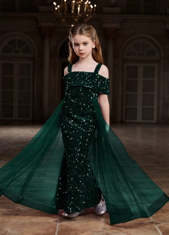 Смарагдова сукня SHEIN (331536217)
