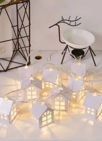 Гирлянда  Домики 10 шт. на батарейках More (253991486)