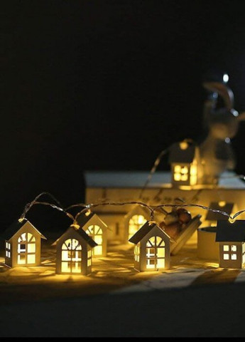 Гирлянда  Домики 10 шт. на батарейках More (253991486)