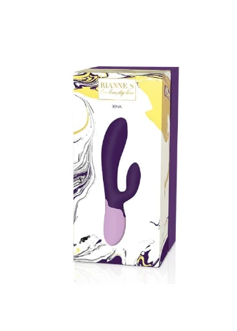 Вібратор-кролик : Xena Purple/Lilac, 10 режимів роботи, медичний силікон, подарункове пакова RIANNE S (254551081)