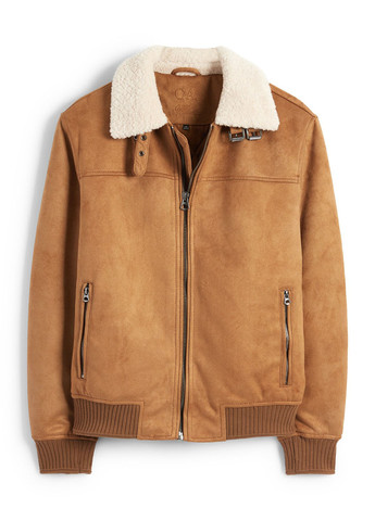 Коричнева демісезонна куртка C&A