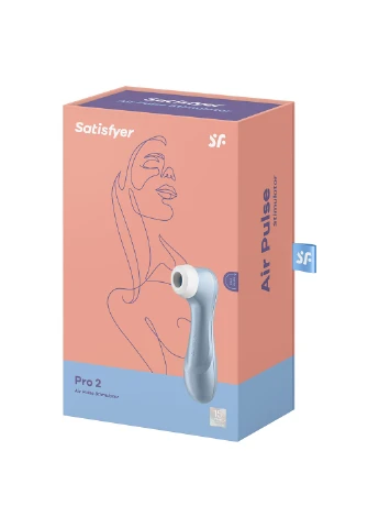 Вакуумный стимулятор Pro 2 Blue Satisfyer (254152237)