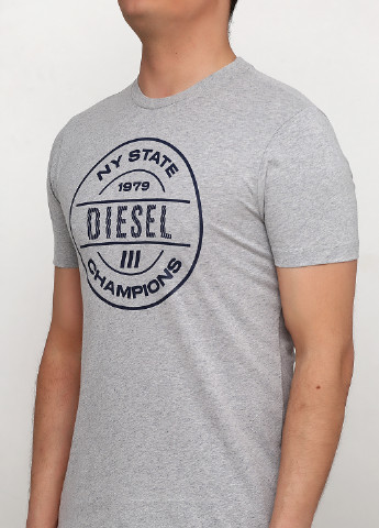 Комбинированная летняя футболка Diesel