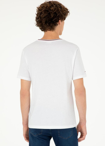 Белая футболка U.S. Polo Assn.