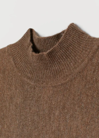 Темно-коричневый демисезонный свитер H&M