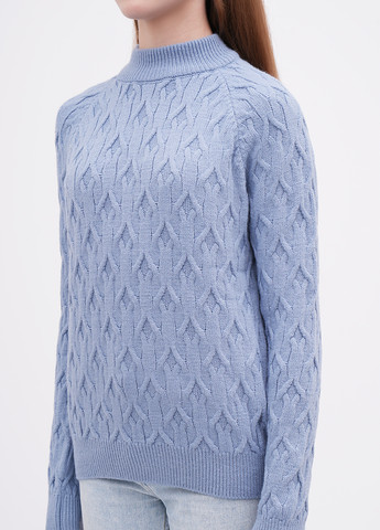 Голубой зимний свитер EQUILIBRI