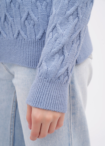 Голубой зимний свитер EQUILIBRI
