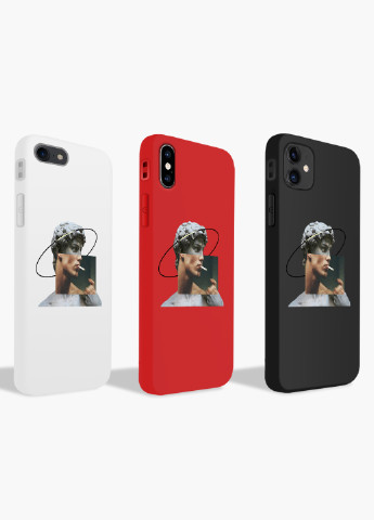 Чехол силиконовый Apple Iphone X Ренессанс Давид Микеланджело (David Michelangelo) (6129-1201) MobiPrint (219347257)