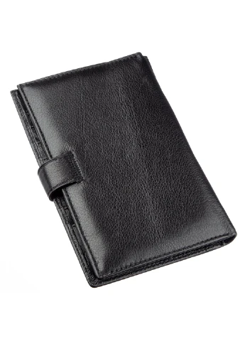 Чоловік шкіряний гаманець-візитниця 11,5х17,5 см st leather (232990218)