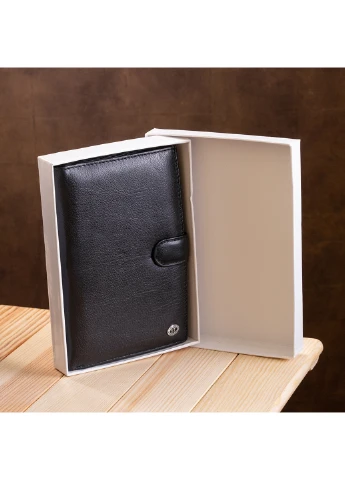 Чоловік шкіряний гаманець-візитниця 11,5х17,5 см st leather (232990218)