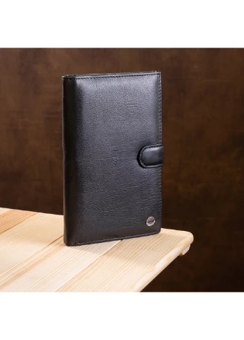 Чоловік шкіряний гаманець-візитниця 11,5х17,5 см st leather (232990218)