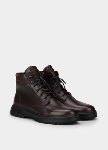 Темно-коричневые зимние ботинки Braska