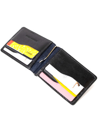 Чоловік шкіряний затиск для грошей 12х8х0,7 см Grande Pelle (250097138)
