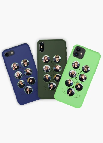 Чехол силиконовый Apple Iphone 7 plus БТС (BTS) (17364-1167) MobiPrint (219347497)