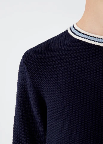 Темно-синій демісезонний джемпер джемпер Pull & Bear