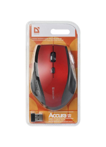 Мышка Accura MM-365 Red (52367) Defender (253547656)