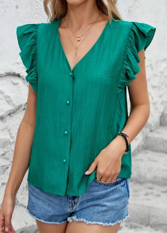 Зелена блуза SHEIN