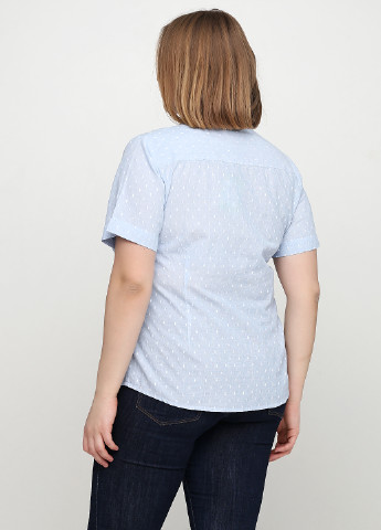 Голубой кэжуал рубашка с абстрактным узором Micha