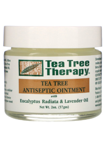 Антисептична мазь з маслами евкаліпта, лаванди і чайного дерева, 57 г Tea Tree Therapy (243683163)