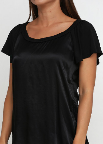 Черная летняя блуза Armani Exchange