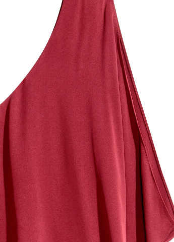 Темно-червона кежуал плаття H&M однотонна