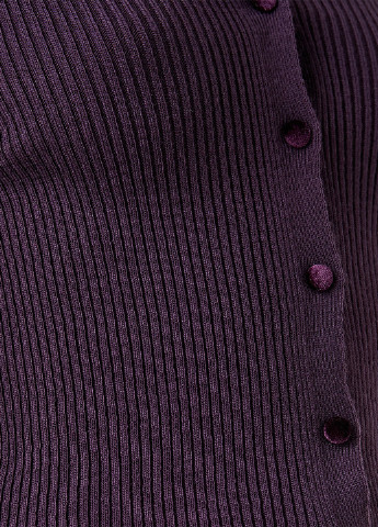 Кофта KOTON однотонна темно-фіолетова кежуал акрил