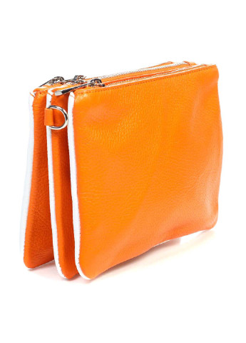 Сумка Italian Bags крос боді однотонна помаранчева кежуал