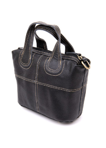 Жіноча шкіряна сумка на блискавці 25х27х5 см Vintage (232990113)