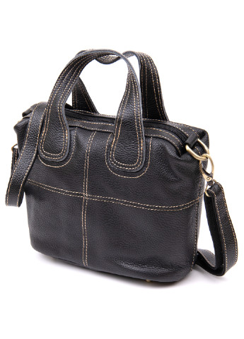Жіноча шкіряна сумка на блискавці 25х27х5 см Vintage (232990113)