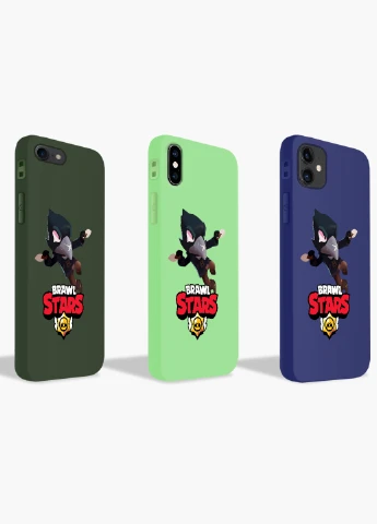 Чохол силіконовий Apple Iphone 7 plus Ворон Бравл Старс (Crow Brawl Stars) (17364-1023) MobiPrint (219288530)