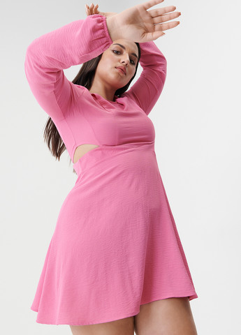 Рожева кежуал сукня Sinsay однотонна