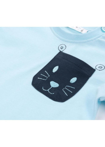 Синій літній костюм десткий з кишеньками (10234-86g-blue) Breeze