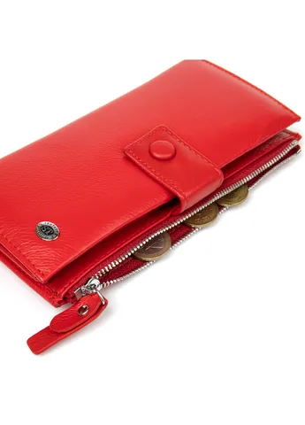 Женский кожаный кошелек 9х19х2 см st leather (242189284)