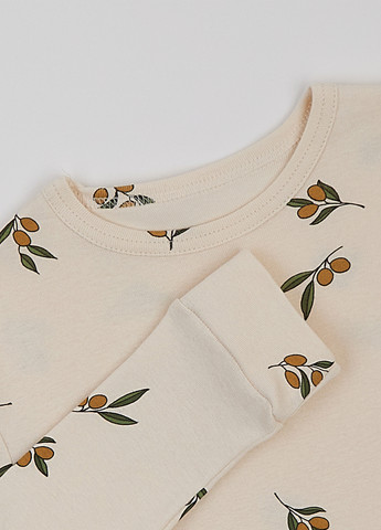 Бежева всесезон піжама (лонгслів, штани) лонгслів + брюки ArDoMi