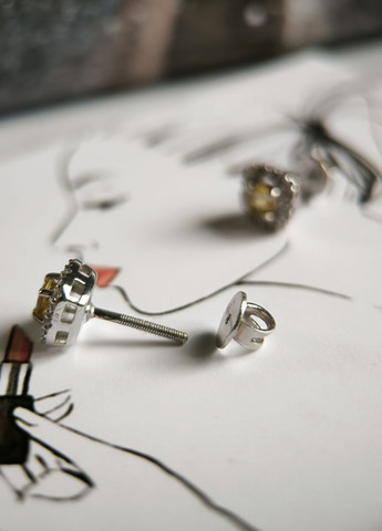 Сережки Silver Flame (354214655)