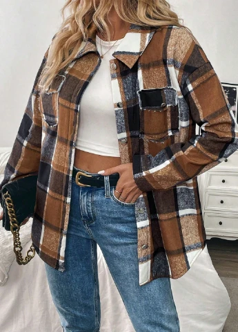 Куртка-рубашка SHEIN (339854784)