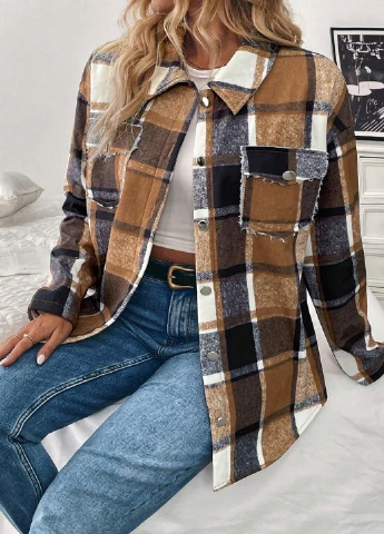 Куртка-рубашка SHEIN (339854784)